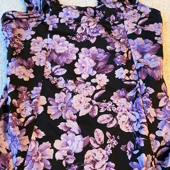 NWOT Beach Riot spring fairy floral one piece purple 14305 - Picture 9 of 11